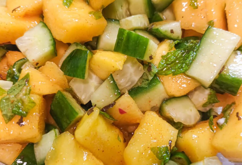 anil grover mango cucumber salad