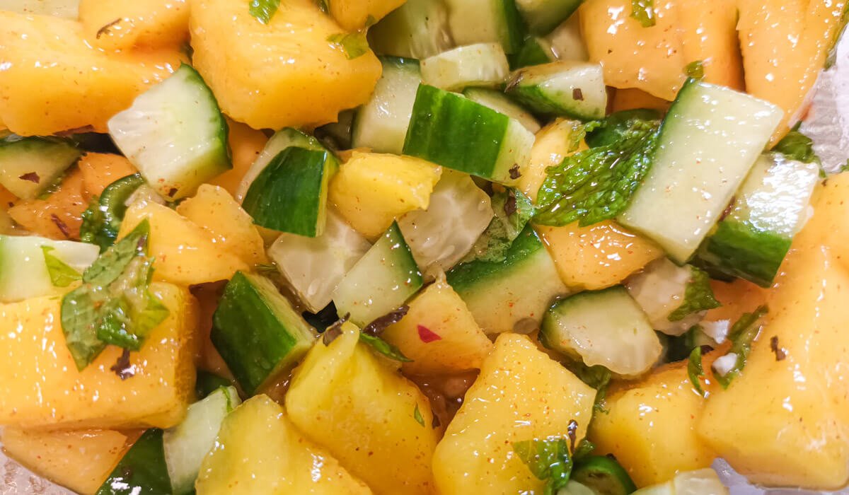 anil grover mango cucumber salad